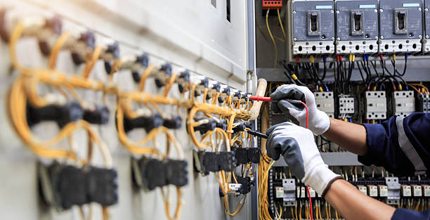 Professional Electrician technician working in Cherry Hill, VA